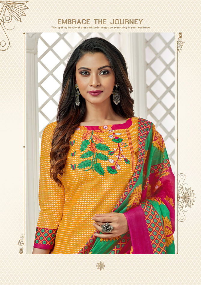 AKASH PADMAVATI 15 Regular Wear Cotton Printed Designer Dress Material Collection